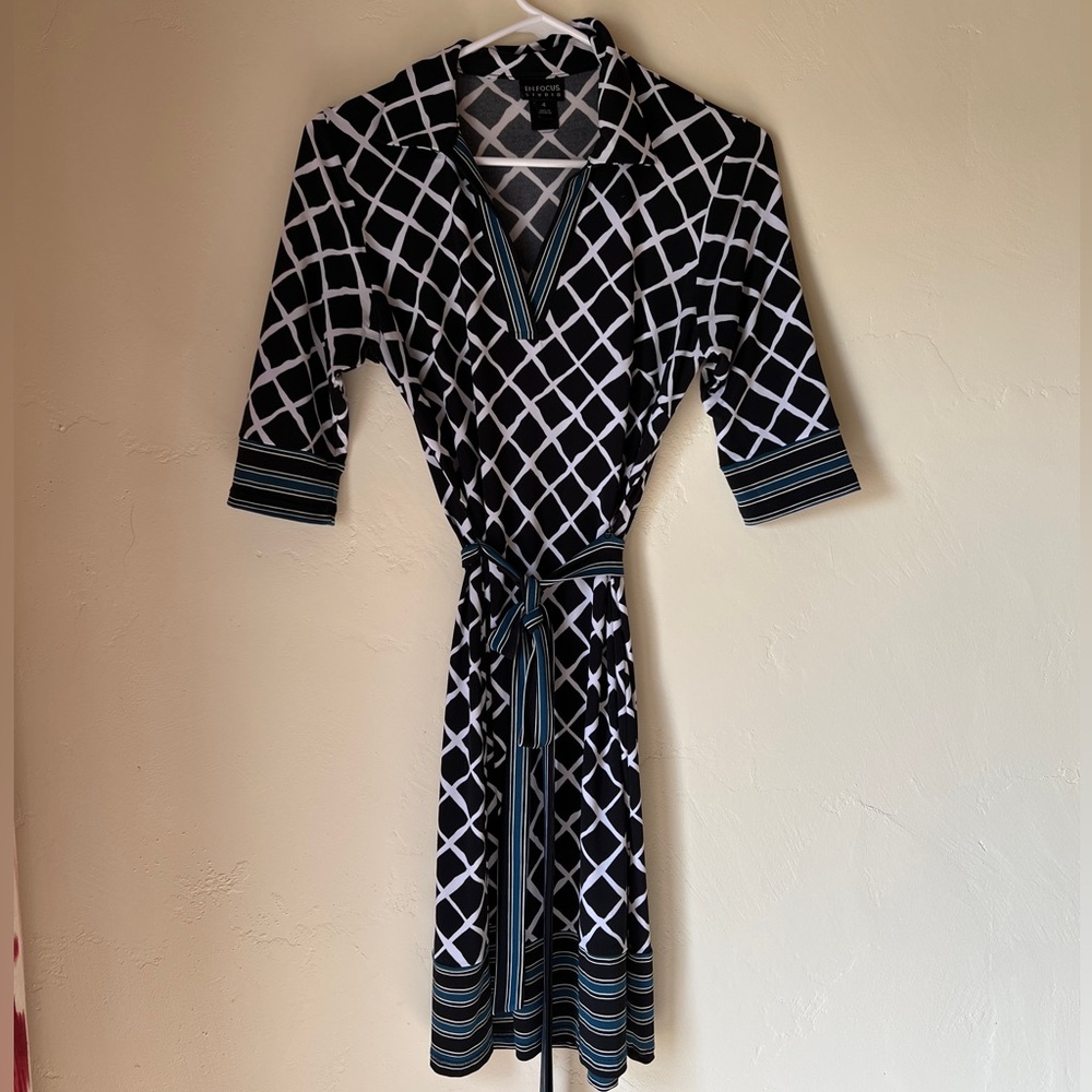 Black and White Dress